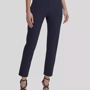 NWT DKNY Women's Stretch Ankle Pants - Navy, Size L